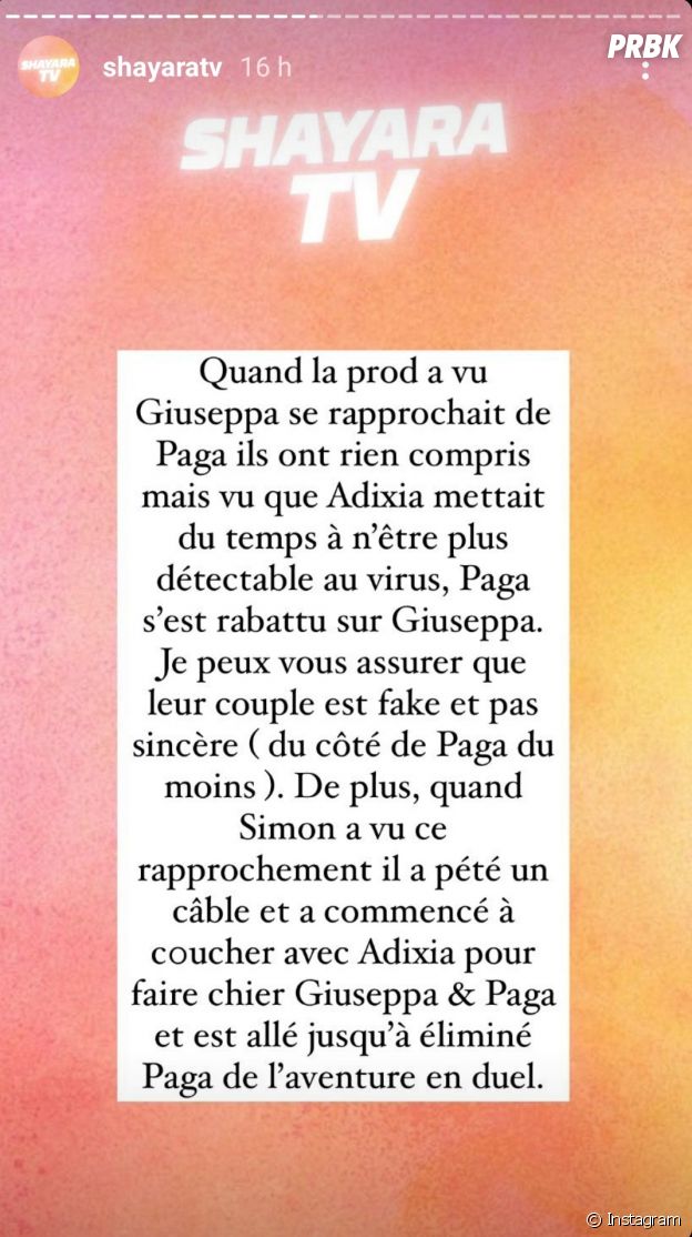 Adixia (Objectif Reste du Monde) aurait couché avec son ex Paga avant Les Marseillais VS Le Reste du Monde 6, ils auraient voulu se remettre en couple