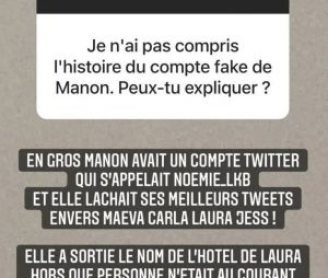 Manon Marsault Tanti (Les Marseillais) aurait un faux compte pour critiquer ses copines ?