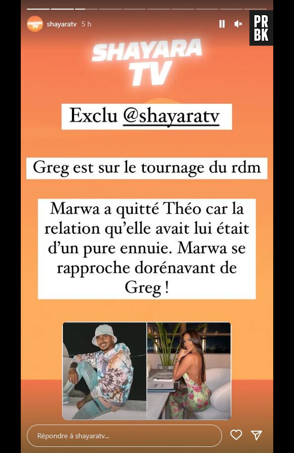 Greg Yega de nouveau en couple, mais pas avec Maeva Ghennam ? Le candidat des Marseillais au Mexique serait en rapprochement avec Marwa sur le tournage du Reste du Monde.
