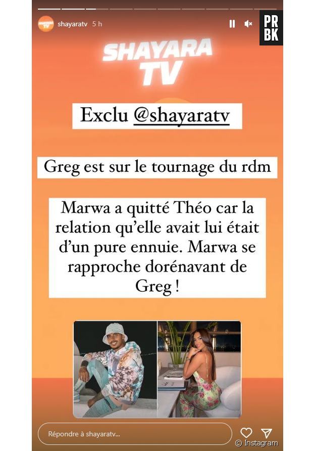 Greg Yega de nouveau en couple, mais pas avec Maeva Ghennam ? Le candidat des Marseillais au Mexique serait en rapprochement avec Marwa sur le tournage du Reste du Monde.