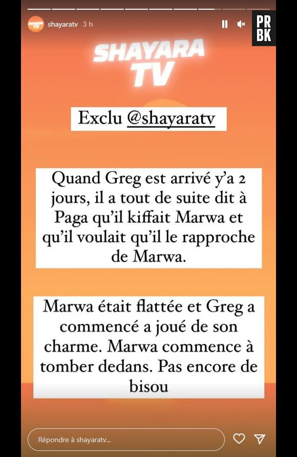 Greg Yega de nouveau en couple, mais pas avec Maeva Ghennam ? Le candidat des Marseillais au Mexique serait en rapprochement avec Marwa sur le tournage du Reste du Monde.
