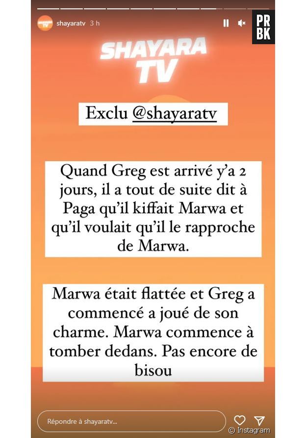 Greg Yega de nouveau en couple, mais pas avec Maeva Ghennam ? Le candidat des Marseillais au Mexique serait en rapprochement avec Marwa sur le tournage du Reste du Monde.
