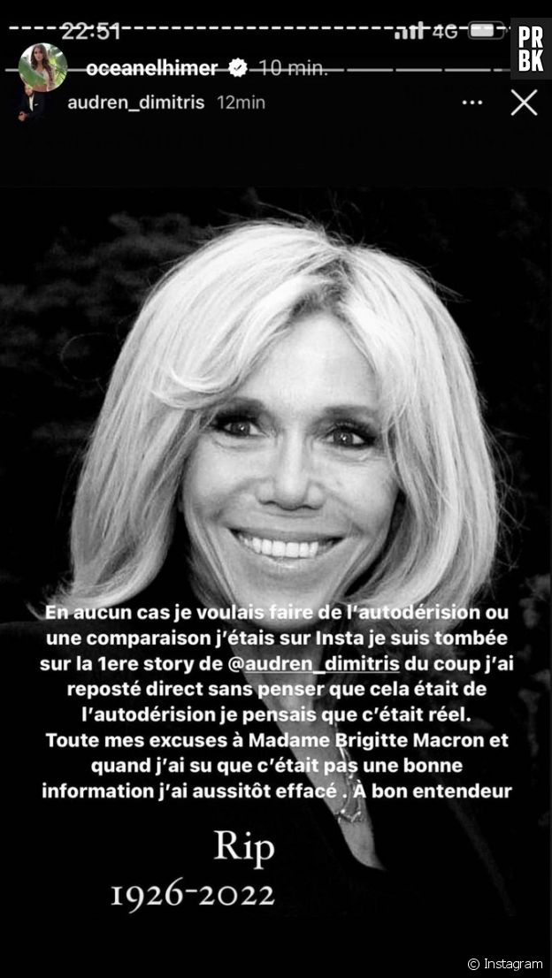 Océane El Himer confond Brigitte Macron et la reine Elizabeth dans une story : elle explique ce qu'il s'est passé