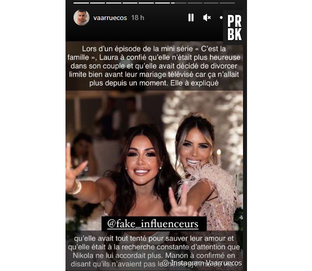 Le blogueur Vaarruecos balance que Laura Lempika aurait décidé de divorcer bien avant son mariage avec Nikola Lozina