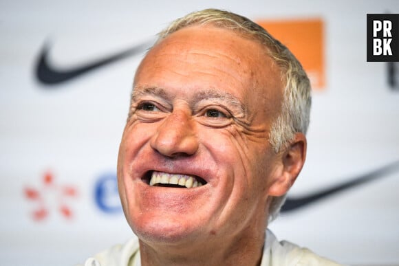 Didier Deschamps lors de la conférence de presse de l'équipe de France avant le match de qualification l'UEFA Euro 2024 au Stade de France à Saint-Denis près de Paris, France, le 23 mars 2023. © Matthieu Mirville/Zuma Press/Bestimage  Didier Deschamps of France during the press conference of the French team ahead the UEFA Euro 2024 European Qualifiers match in Stade de France on March 23, 2023 in Saint-Denis near Paris, France.