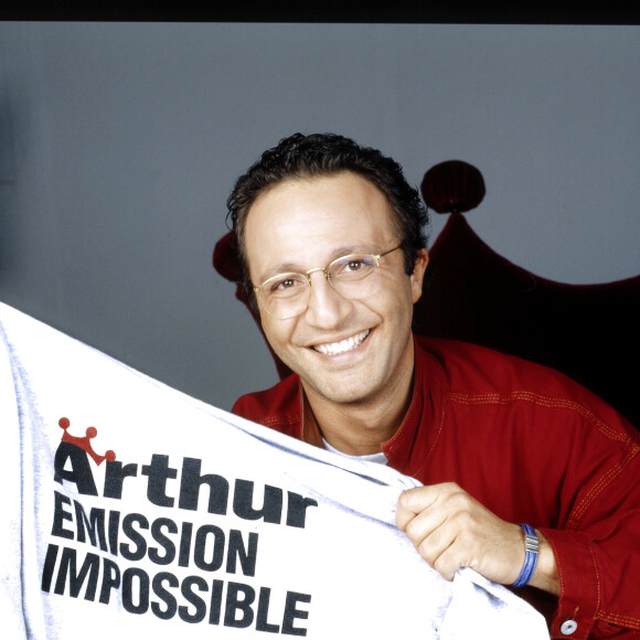 Archives - Portrait L'Animateur Arthur ( Jacques Essebag ) lors de son émission " Arthur Emission Impossible " sur TF1 le 26 11 1992 