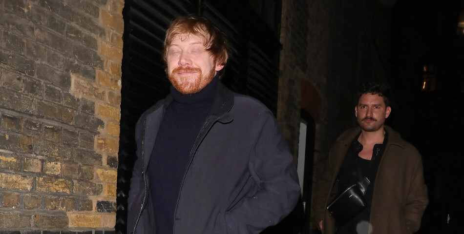 Rupert Grint quitte le club Chiltern Firehouse à Londres le 25 janvier 203.   25 January 2023. Rupert Grint leaves the Chiltern Firehouse looking very merry Pictured: Rupert Grint 