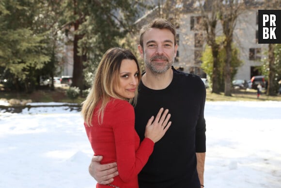 Julie Chevalier, Patrick Puydebat lors d'un rendez-vous avec les acteurs de la série "Les mystères de l'amour" lors du 21ème Festival des créations Télévisuelles de Luchon le 9 février 2019. © Patrick Bernard / Bestimage  