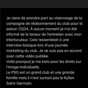 Le message fort de Kylian Mbappé contre la vidéo publiée par le PSG pour sa campagne d'abonnement