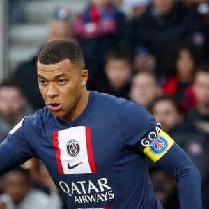 Kylian Mbappe (PSG) - Match de championnat de Ligue 1 Uber Eats opposant le Paris Saint-Germain (PSG) au stade Rennais (0-2) au Parc des Princes à Paris le 19 mars 2023.  Ligue 1 Uber Eats championship match between Paris Saint-Germain (PSG) at Stade Rennais (0-2) at the Parc des Princes in Paris on March 19, 2023. 