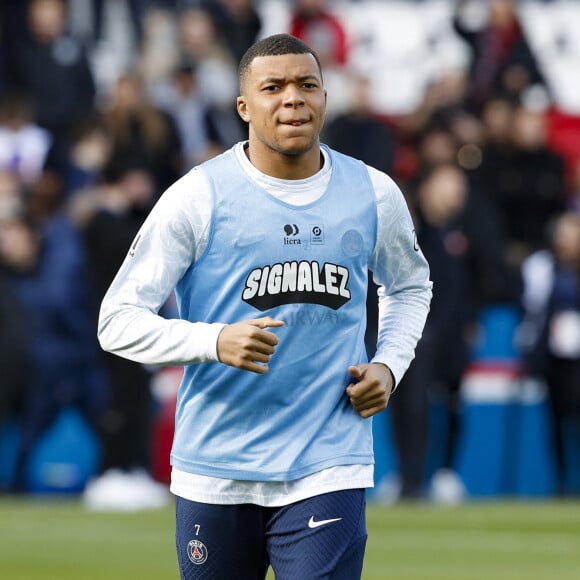 Kylian Mbappe (PSG) - Match de championnat de Ligue 1 Uber Eats opposant le Paris Saint-Germain (PSG) au stade Rennais (0-2) au Parc des Princes à Paris le 19 mars 2023.  Ligue 1 Uber Eats championship match between Paris Saint-Germain (PSG) at Stade Rennais (0-2) at the Parc des Princes in Paris on March 19, 2023. 