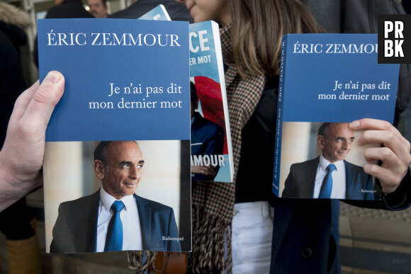 Eric Zemmour dédicace son dernier livre "Je n’ai pas dit mon dernier mot" à Villeurbanne, France, le 25 mars 2023. © Sandrine Thesillat/Panoramic/Bestimage 
