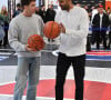 Charles Leclerc, Tony Parker - People au Club House NBA pour un match exhibition entre Tony Parker, Joakim Noah, Charles Leclerc, Pierre Gasly et Darko Peric à Paris le 20 janvier 2023. © Veeren/Bestimage  People at the NBA Club House for an exhibition match between Tony Parker, Joakim Noah, Charles Leclerc, Pierre Gasly and Darko Peric in Paris on January 20, 2023 