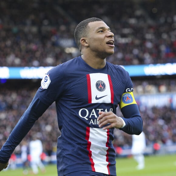 Kylian Mbappe (PSG) - Match de championnat de Ligue 1 Uber Eats opposant le Paris Saint-Germain (PSG) au stade Rennais (0-2) au Parc des Princes à Paris le 19 mars 2023.  Ligue 1 Uber Eats championship match between Paris Saint-Germain (PSG) at Stade Rennais (0-2) at the Parc des Princes in Paris on March 19, 2023. 