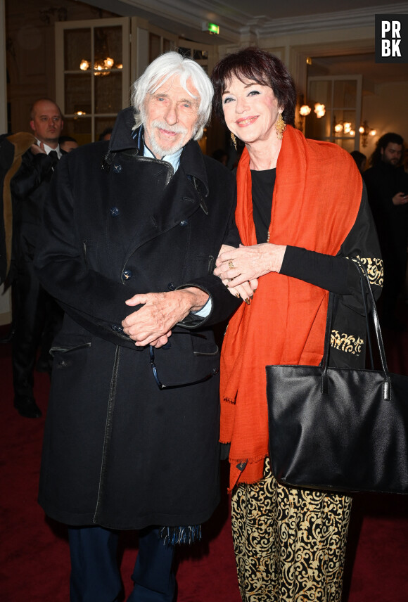 Pierre Richard et Anny Duperey - Photocall de la 34ème édition de la cérémonie des Molières au théâtre de Paris le 24 avril 2023. © Coadic Guirec / Bestimage
