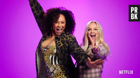 Emma Bunton et Mel B (Spice Girls) dans le jeu de Netflix "The Circle".  Emma Bunton and Mel B of the Spice Girls step into The Circle for the spiciest season yet! More catfishing, more money, more drama, and surprises await as the two icons attempt to catfish a new set of players with the hopes of raising their total cash prize!