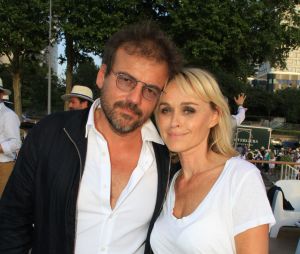 Stéphane Henon et Cécile de Menibus au Trophée de la Pétanque Gastronomique à Paris Yacht Marina le 21 juin 2022. © Philippe Baldini / Bestimage