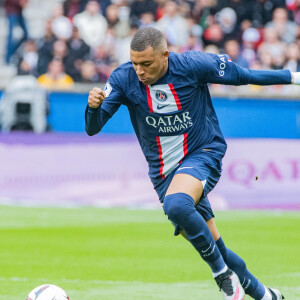 Kylian Mbappe lors de Paris SG - FC Lorient (1-3) au Parc des Princes. © Baptiste Autissier / Panoramic / Bestimage