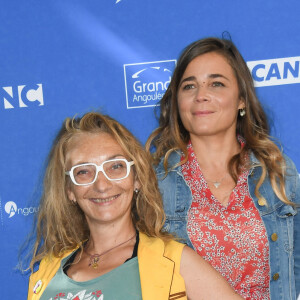 Corinne Masiero et Blanche Gardin - Photocall Film "Effacer l'Historique" - Festival du film Francophone d'Angoulême 2020 le 28 Août 2020. © Guirec Coadic / Bestimage 