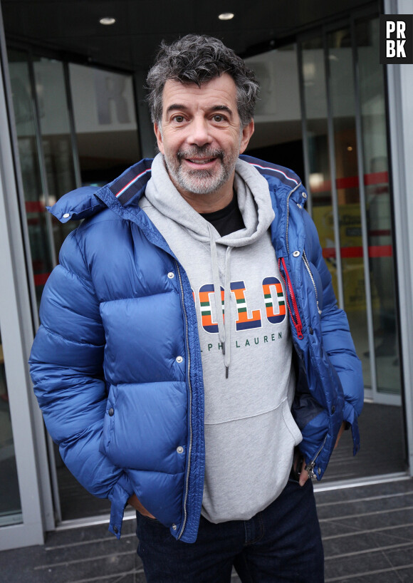 Stéphane Plaza - Les célébrités quittent les studios de RTL après l'émission "Les Grosses Têtes" à Paris le 24 janvier 2023.