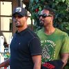 Exclusif - Shawn Wayans et son frère Damon vont déjeuner ensemble dans un restaurant à Beverly Hills. Los Angeles, le 19 octobre 2018.


