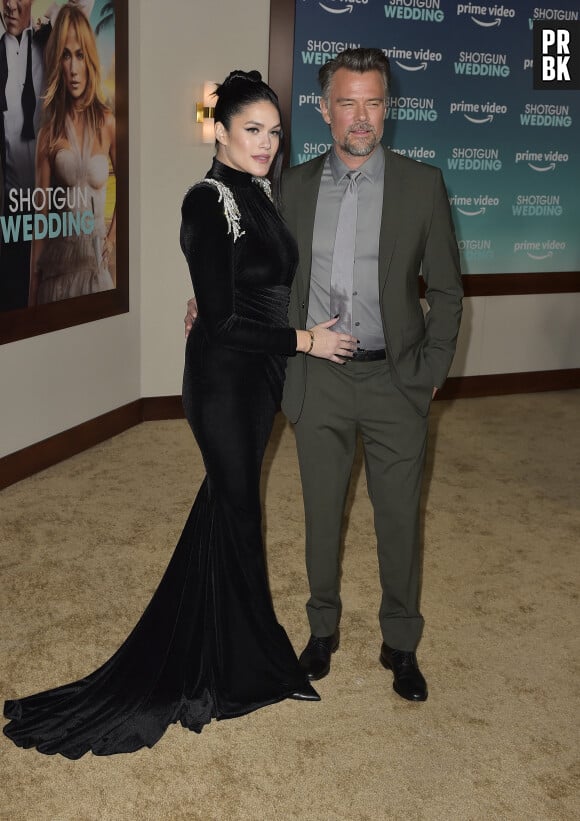 Audra Mari et Josh Duhamel - Première du film “Shotgun Wedding” à Hollywood le 18 janvier 2023.