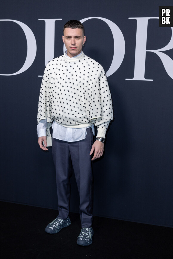 Aron Piper - Photocall du défilé Dior lors de la Fashion Week Homme automne-hiver 2023/24 de Paris, France, le 20 janvier 2023. © Olivier Borde/Bestimage