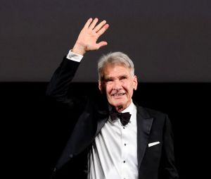 Harrison Ford - Harrison Ford reçoit une palme d'or d'honneur lors du 76ème Festival International du Film de Cannes, au Palais des Festivals à Cannes. Le 18 mai 2023 © Borde-Jacovides-Moreau / Bestimage 
