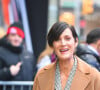 New York, NY - Carrie-Anne Moss talks about returning to 'The Matrix' after nearly 20 years at GMA. Pictured: Carrie-Anne Moss