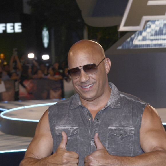 Vin Diesel à la première du film "Fast & Furious X" à Mexico, le 16 mai 2023. © Carlos Tischler/eyepix via Zuma Press/Bestimage  Celebrities at the premiere of "Fast & Furious X" in Mexico City. May 16th, 2023. 