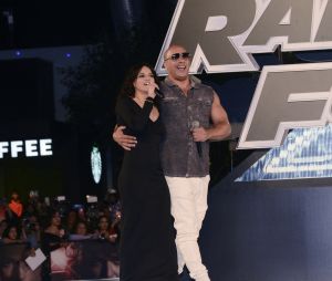 Michelle Rodriguez et Vin Diesel à la première du film "Fast & Furious X" à Mexico, le 16 mai 2023. © Carlos Tischler/eyepix via Zuma Press/Bestimage  Celebrities at the premiere of "Fast & Furious X" in Mexico City. May 16th, 2023. 