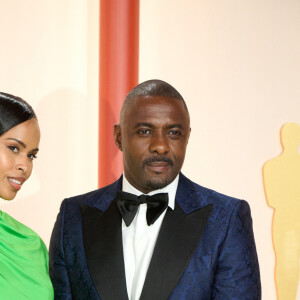 Sabrina Dhowre Elba, Idris Elba au photocall de la 95ème édition de la cérémonie des Oscars à Los Angeles, le 12 mars 2023


