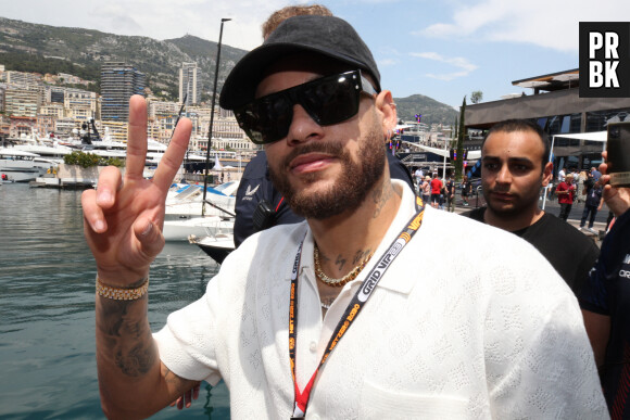 Neymar Jr. au Grand Prix de Formule 1 (F1) de Monaco, le 28 mai 2023.