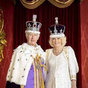 Le roi Charles III d'Angleterre et Camilla Parker Bowles, reine consort d'Angleterre - Photos officielles de la famille royale britannique, après le couronnement du roi Charles III d'Angleterre et Camilla Parker Bowles, reine consort d'Angleterre qui s'est déroulé le 6 mai 2023 à Londres. Le 8 mai 2023. 