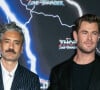 Taika Waititi, Chris Hemsworth à la première du film "Thor: Love and Thunder" à Syndey, le 27 juin 2022.