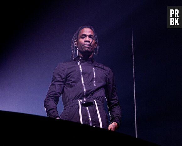 Le rappeur Travis Scott en concert au Festival Primavera Sound à Sao Paulo, Brésil, le 6 novembre 2022.