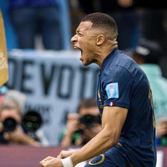 Info - Kylian Mbappé nommé capitaine de l’équipe de France par Didier Deschamps - Match "France - Argentine (3-3 - tab 2-4)" en finale de la Coupe du Monde 2022 au Qatar, le 18 décembre 2022.