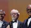 Cyrille Vigneron;Ridley Scott;Alberto Barbera - Ridley Scott reçoit un Lion d'or d'honneur pour l'ensemble de sa carrière lors du festival international du film de Venise (La Mostra), le 10 septembre 2021. 