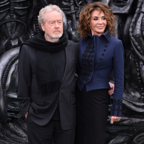 Ridley Scott et sa femme Giannina Facio à la première de "Alien Covenant" au cinéma Odeon Leicester Square à Londres, le 4 mai 2017. © Ray Tang/London News Pictures via Zuma Press/Bestimage 