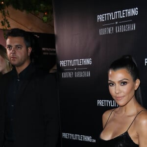 Kourtney Kardashian à la soirée Pretty Little Thing X K. Kardashian au Poppy à West Hollywood, le 25 octobre 2017 