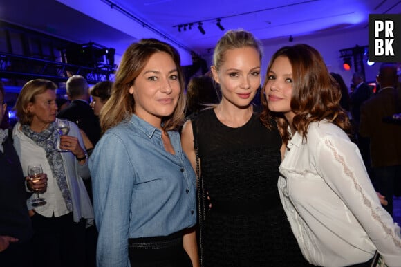 Shirley Bousquet, Béatrice Rosen, Séverine Ferrer - Présentation de la nouvelle Jaguar E-PACE au studio des Acacias à Paris, le 10 octobre 2017. © Rachid Bellak/Bestimage


