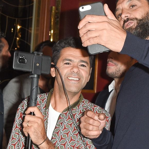 Jamel Debbouze et Ramzy Bedia - Les célébrités posent lors du photocall de l'avant-première du film "Alad'2" au cinéma le grand Rex à Paris le 21 septembre 2018. © Guirec Coadic/Bestimage