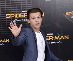 Tom Holland au photocall du film Spider-Man: Homecoming à l'hôtel Villamagna à Madrid le 14 juin 2017. 