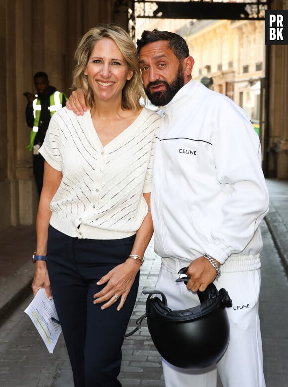 Maud Fontenoy et Cyril Hanouna à la cérémonie de remise des prix pédagogiques pour l'Océan de la Maud Fontenoy Foundation le 8 juin 2023 © Coadic Guirec / Bestimage 