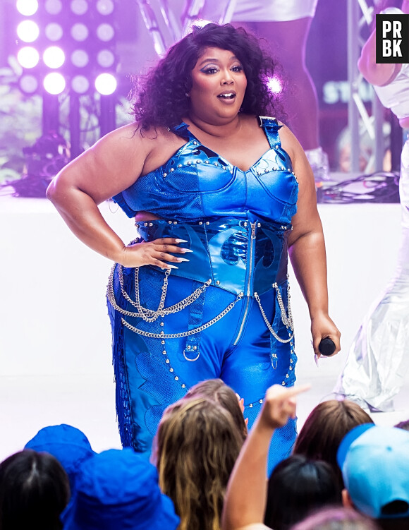 Lizzo performing live on NBC's 'Today' show during Citi Concert Series at Rockefeller Center in New York City while releasing her fourth studio album "Special" on July 15, 2022. Photo by Ouzounova/Splash News/ABACAPRESS.COM