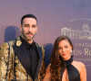 Adil Rami et Léna Guillou au 9ème gala étoilé Patrick Mouratoglou, le 18 juin 2023.