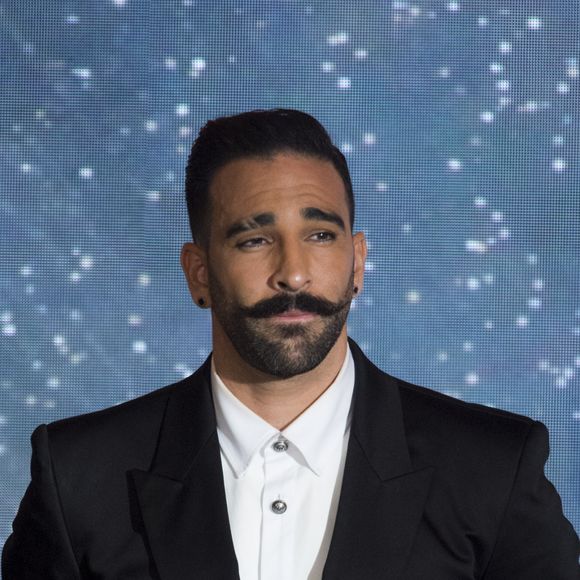 Adil Rami lors de la remise des trophées lors de la 28ème cérémonie des trophées UNFP au Pavillon d'Armenonville à Paris, France, le 19 mai 2019.