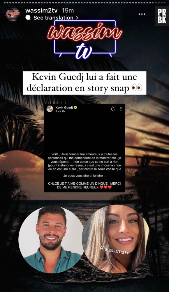 Kevin Guedj déclare sa flamme à sa nouvelle compagne