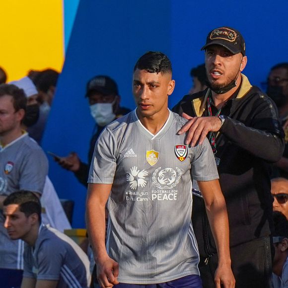 Maes lors du tournoi de football "UAE All Stars" lors de l'expo universelle Expo Dubaï 2020, à Dubaï, Emirats Arabes Unis, le 8 janvier 2022. © Nicolas Briquet/Bestimage