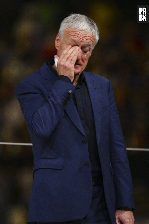 Déception de Didier Deschamps après la finale de la Coupe du Monde, le 18 décembre 2022.